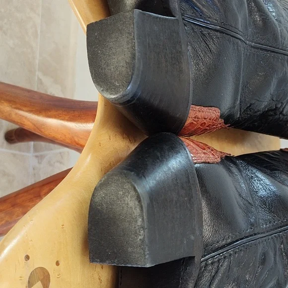 Women's Caiman cowboy boots - Picture 5 of 11